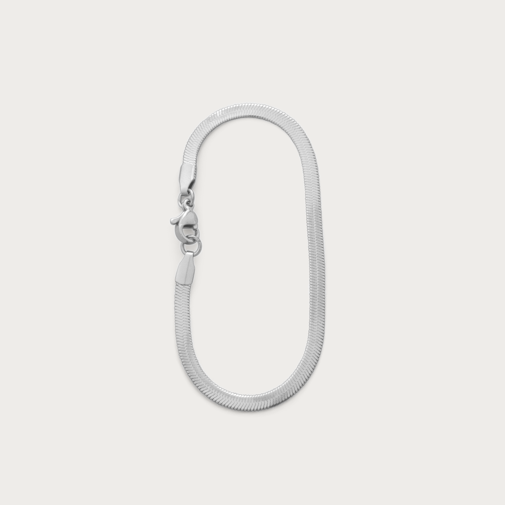 Flat Snake Chain Bracelet
