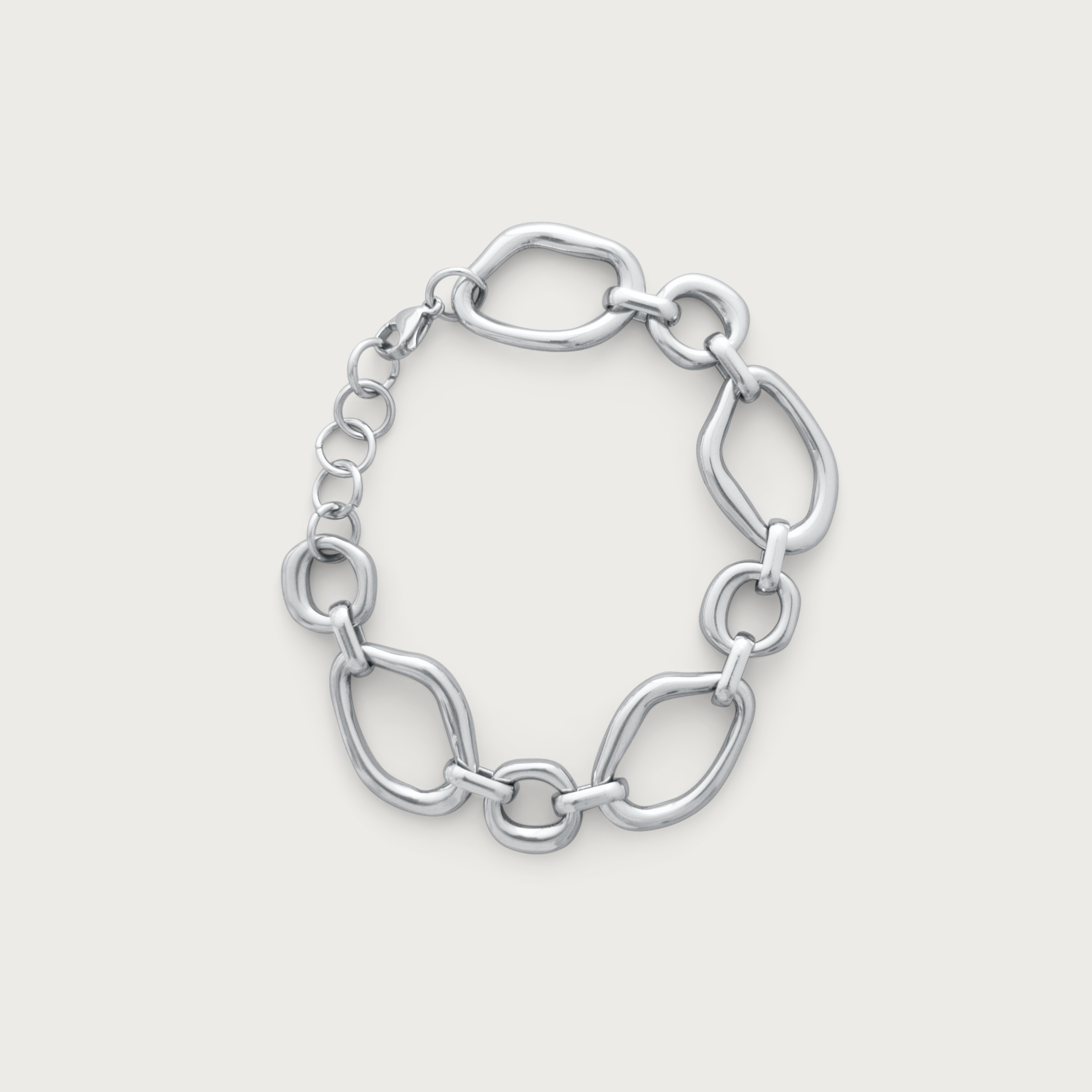 Curved Link Bracelet