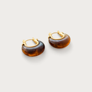 Amber Curve Hoops