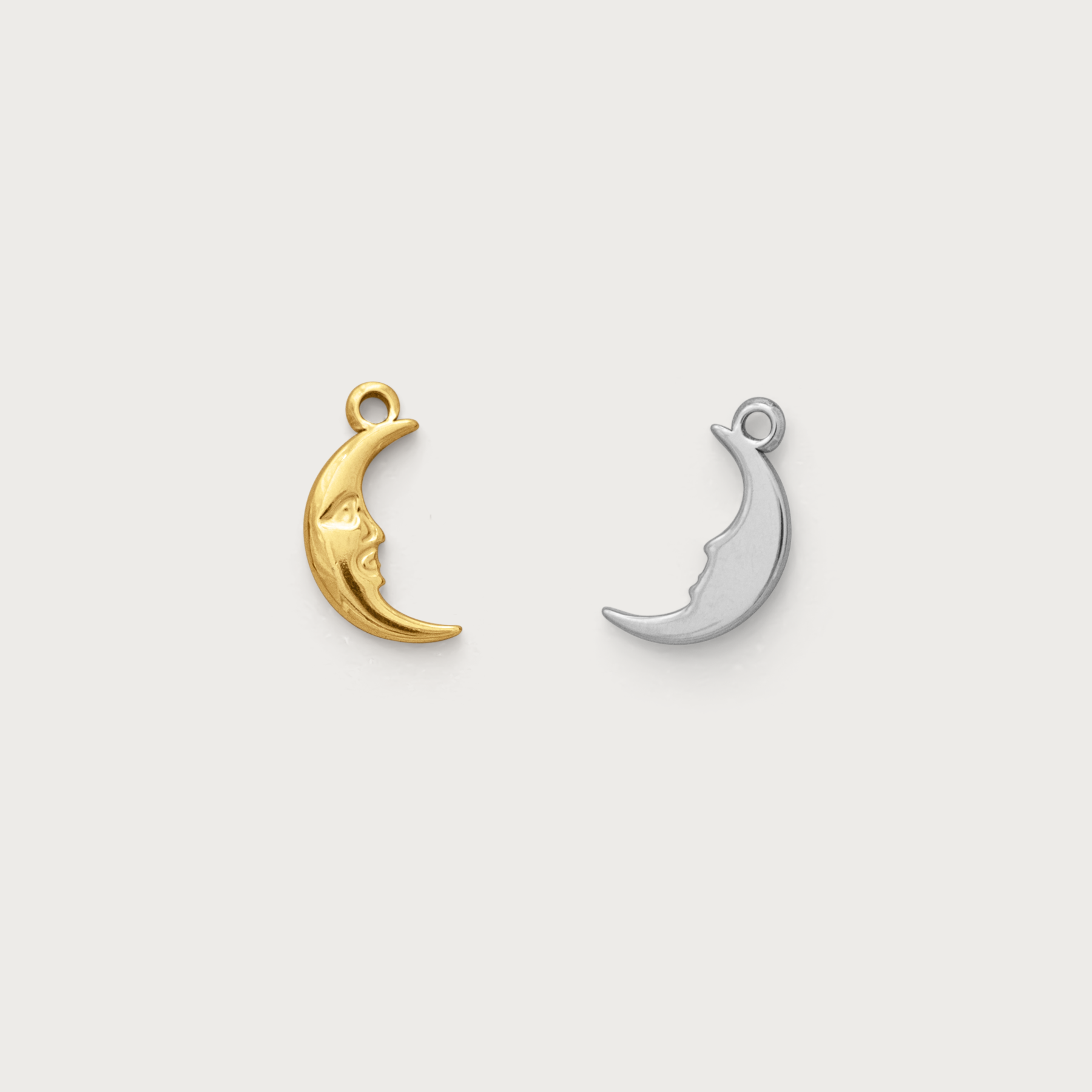Moon Face Charm