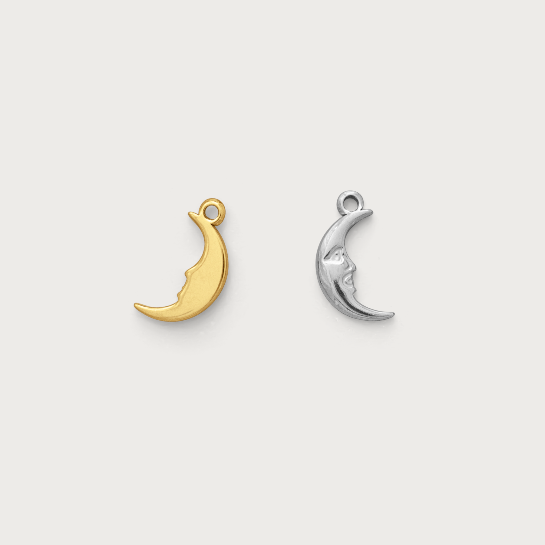 Moon Face Charm