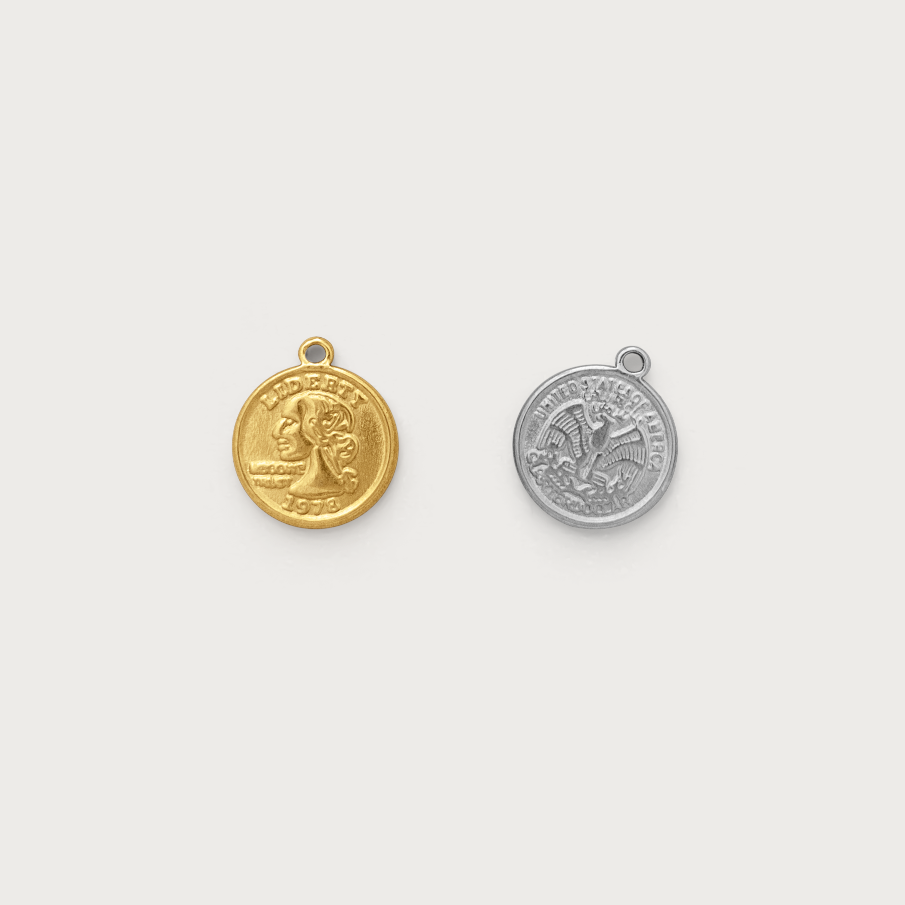 Vintage Coin Charm