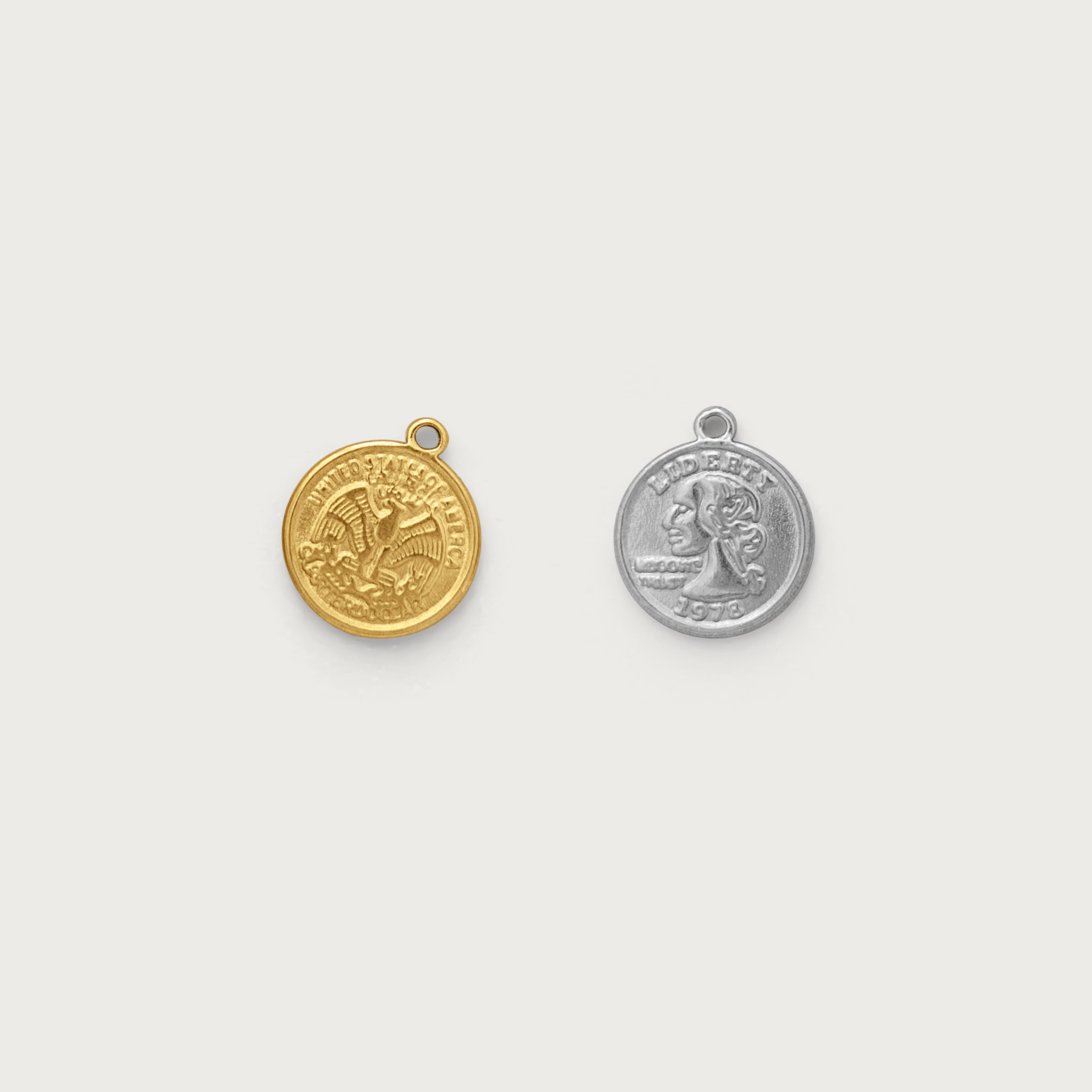 Vintage Coin Charm