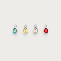 Teardrop Gem Charm