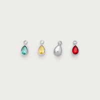 Teardrop Gem Charm