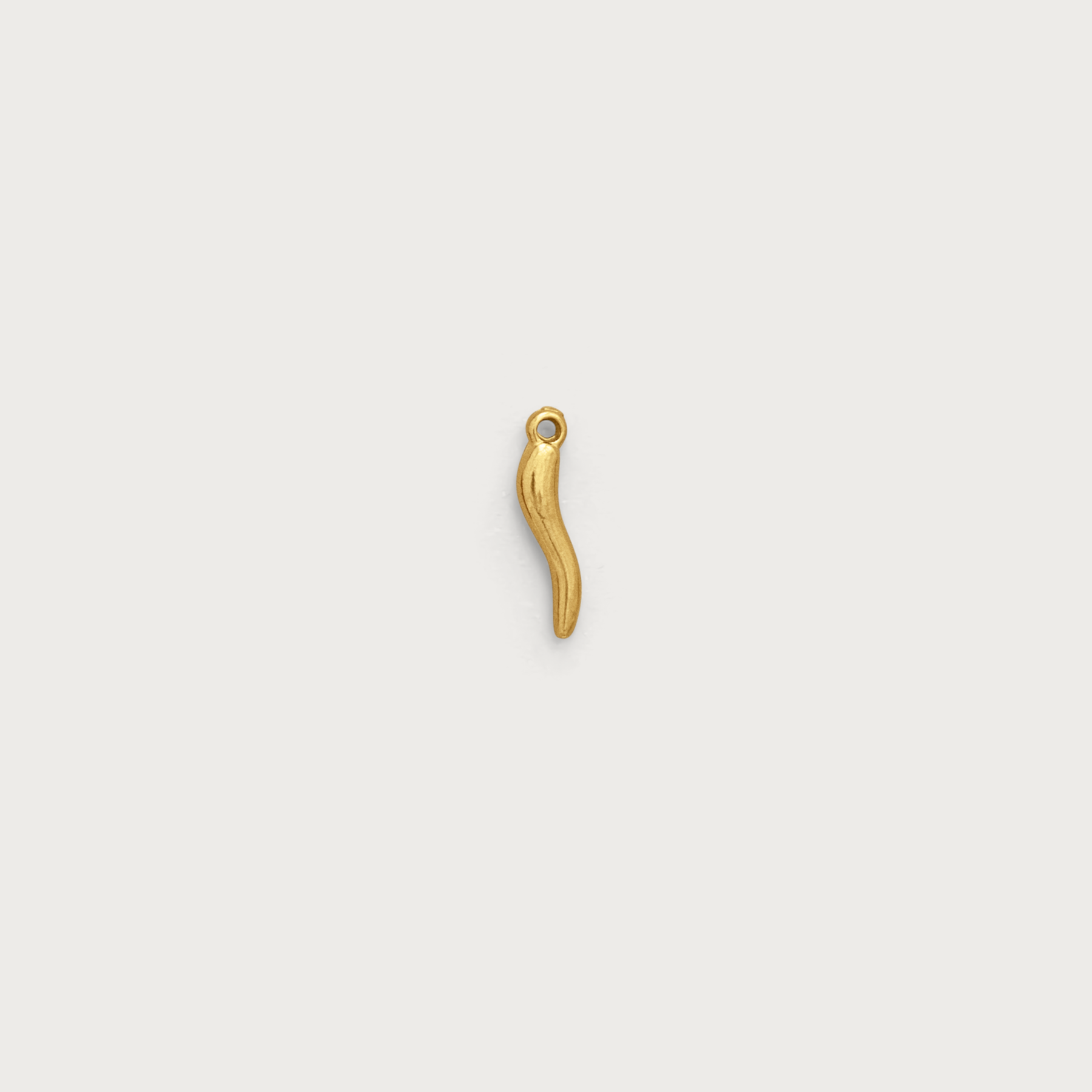 Gold Pepper Charm