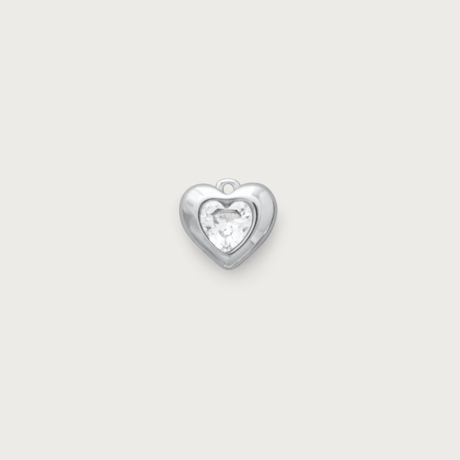 Crystal Heart Charm