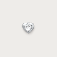 Crystal Heart Charm