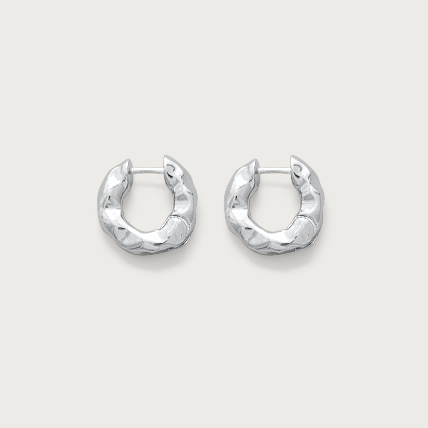 Crushed Form Hoops