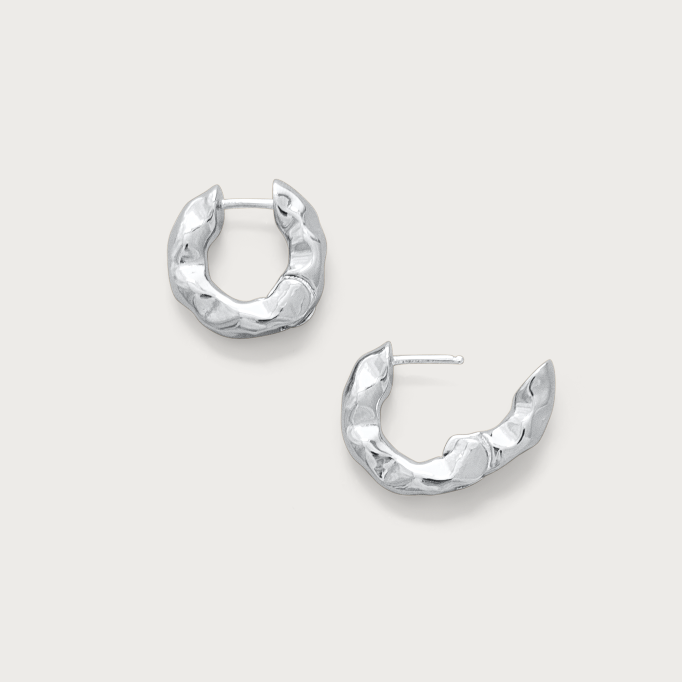 Crushed Form Hoops