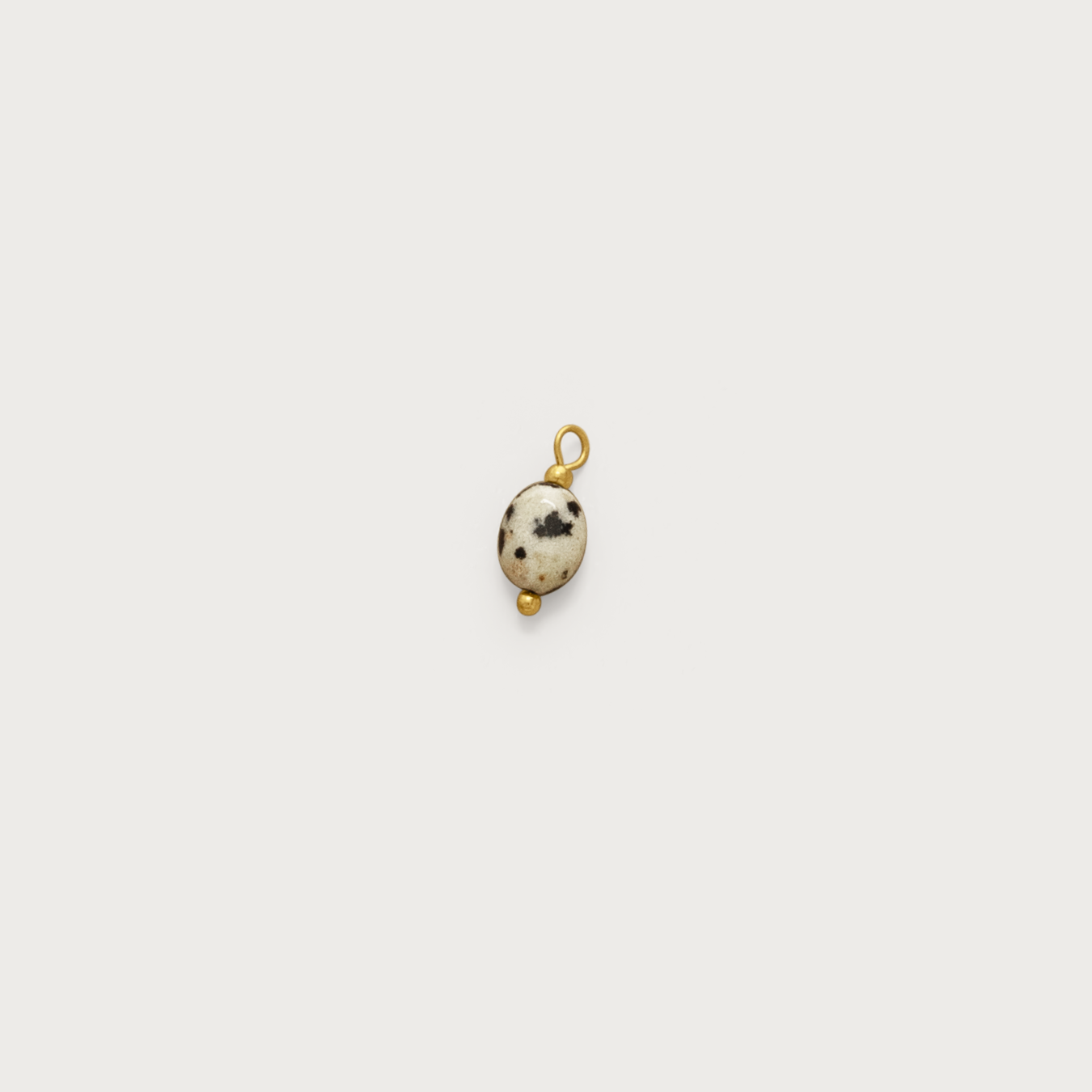 Dalmatian Stone Charm