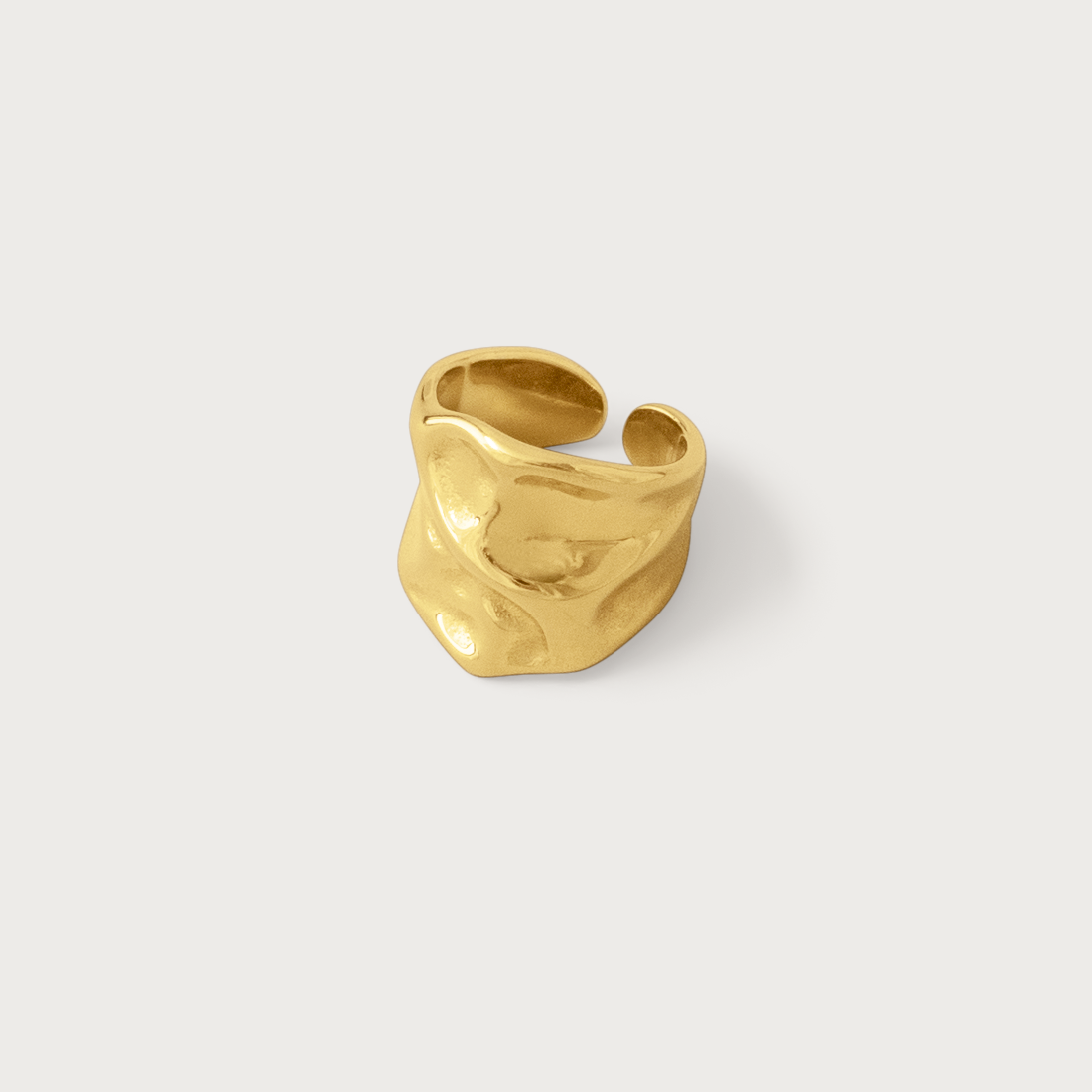 Fluid Wave Ring