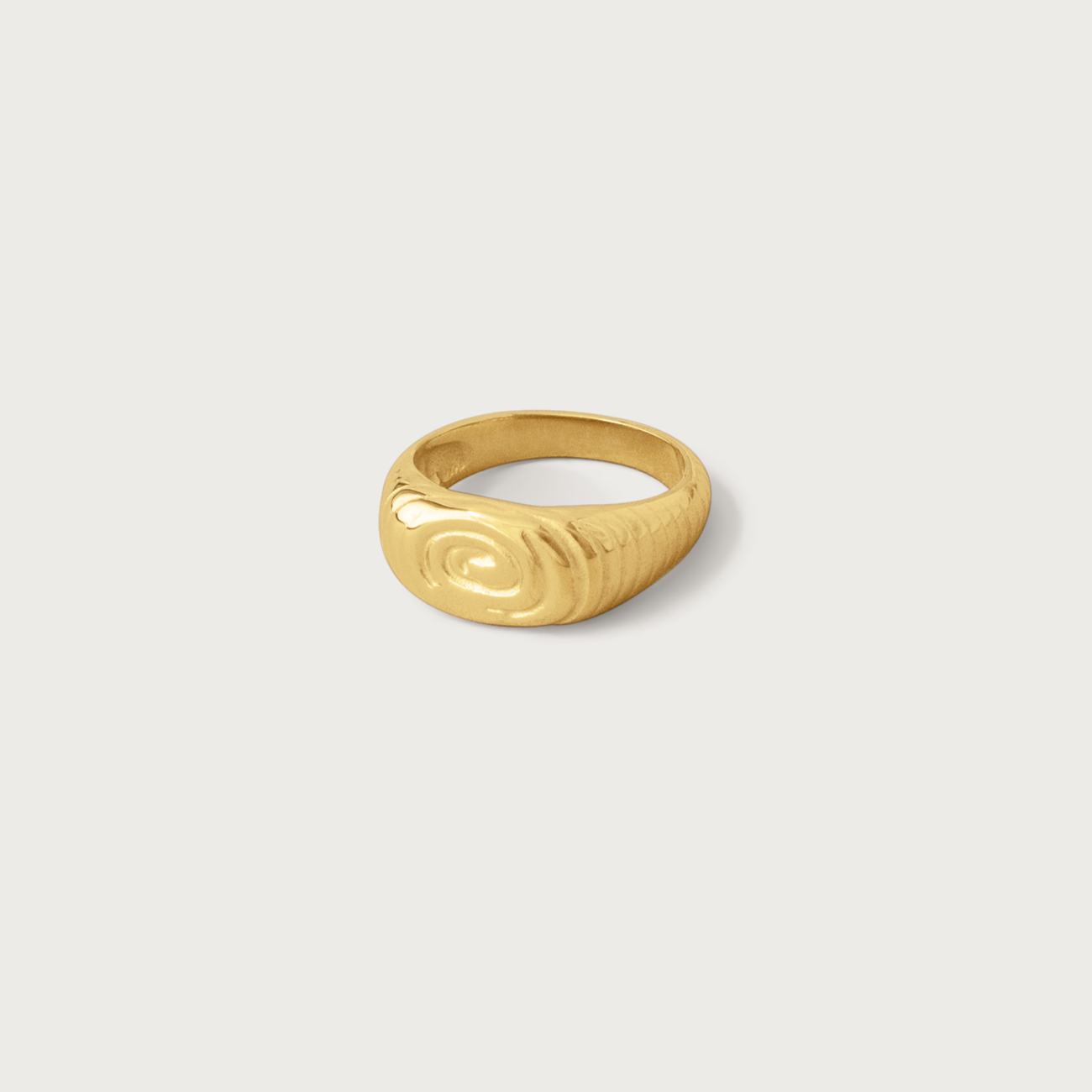 Swirl Signet Ring
