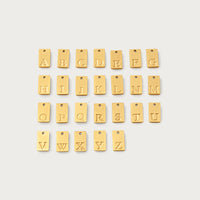Tag Letter Charm