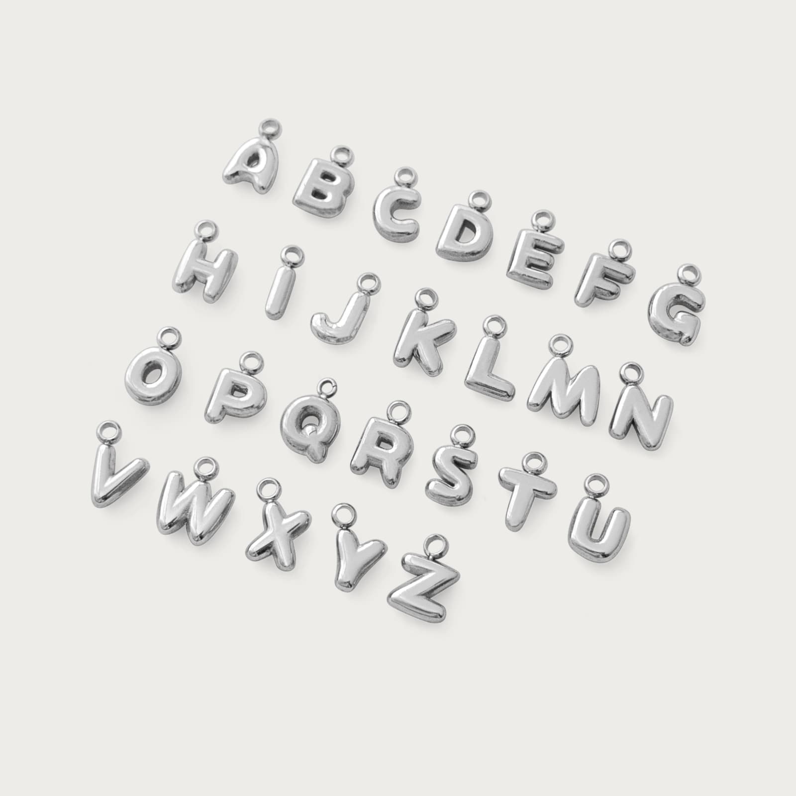 Bubble Letter Charm