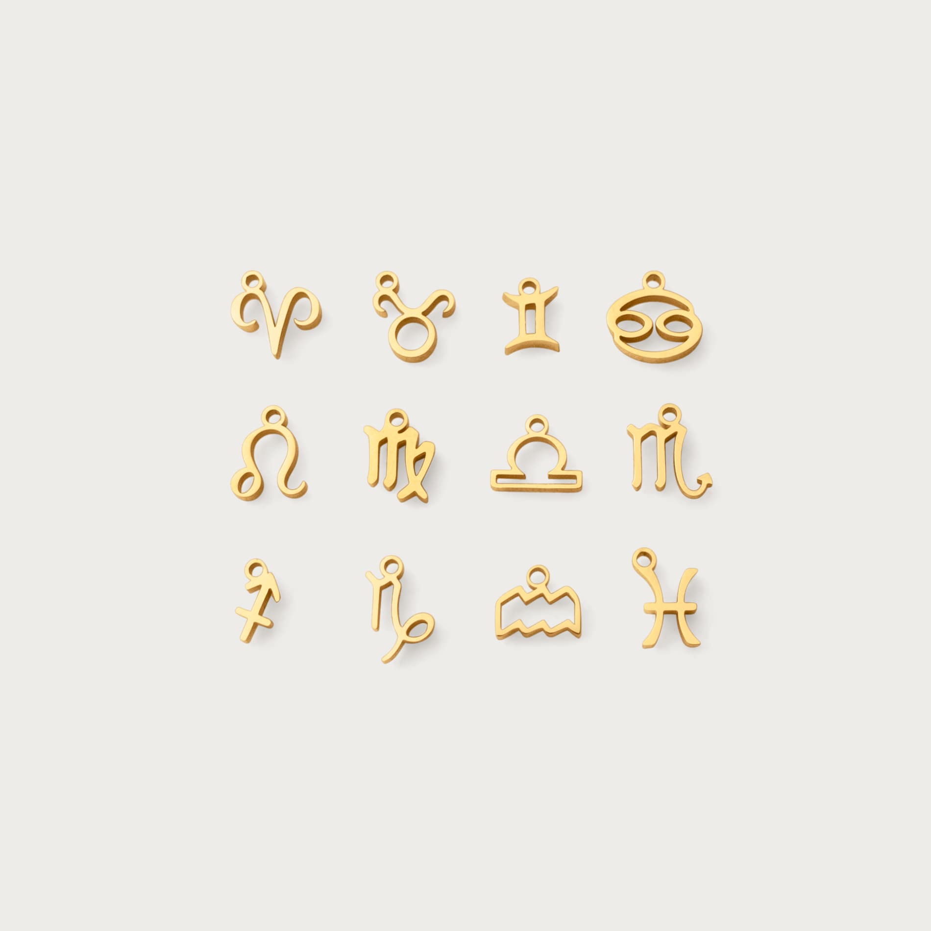 Zodiac Sign Charms