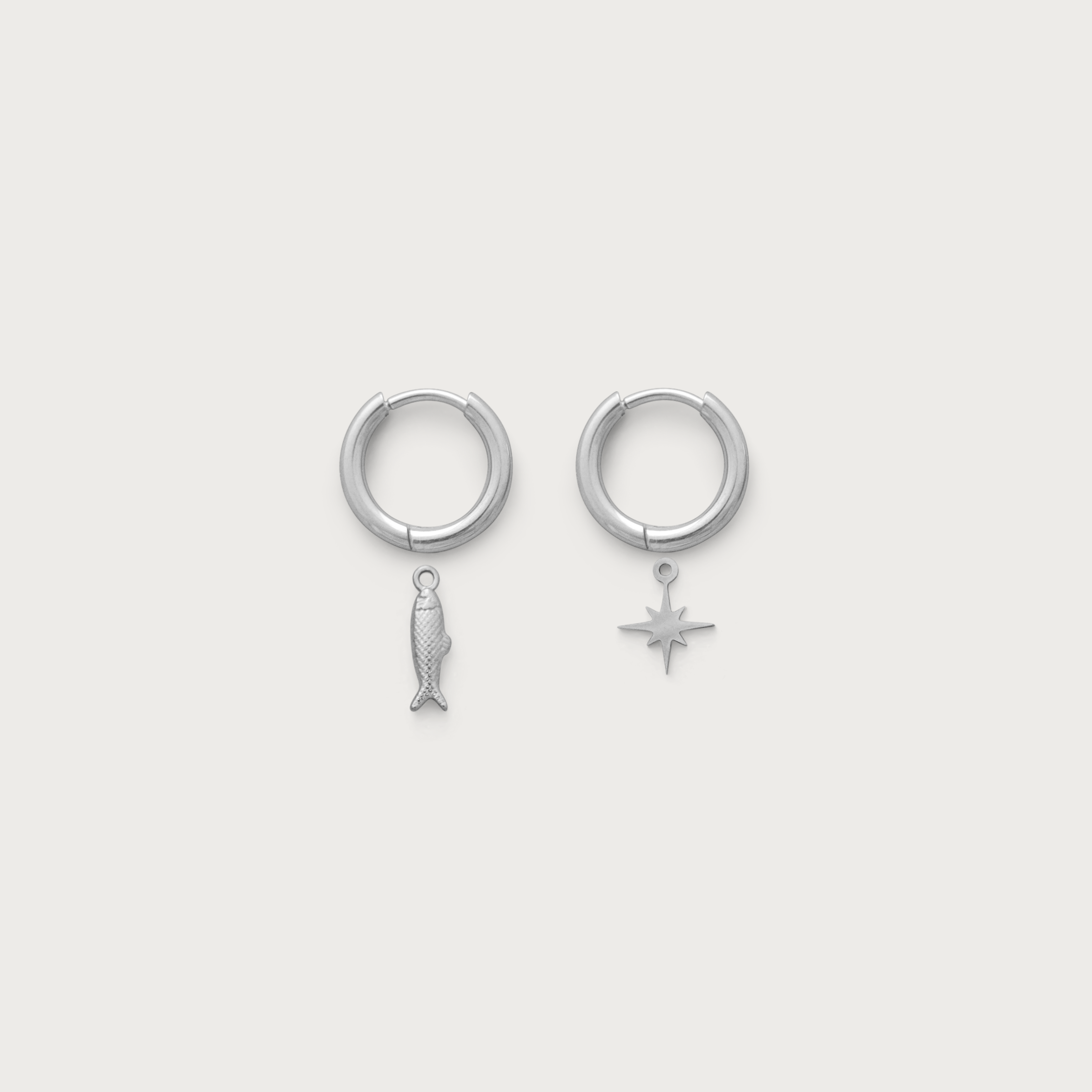 Mix & Match Charm Hoops