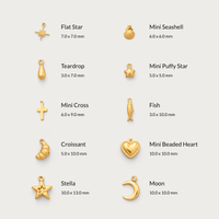 Mix & Match Charm Hoops