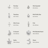 Mix & Match Charm Hoops