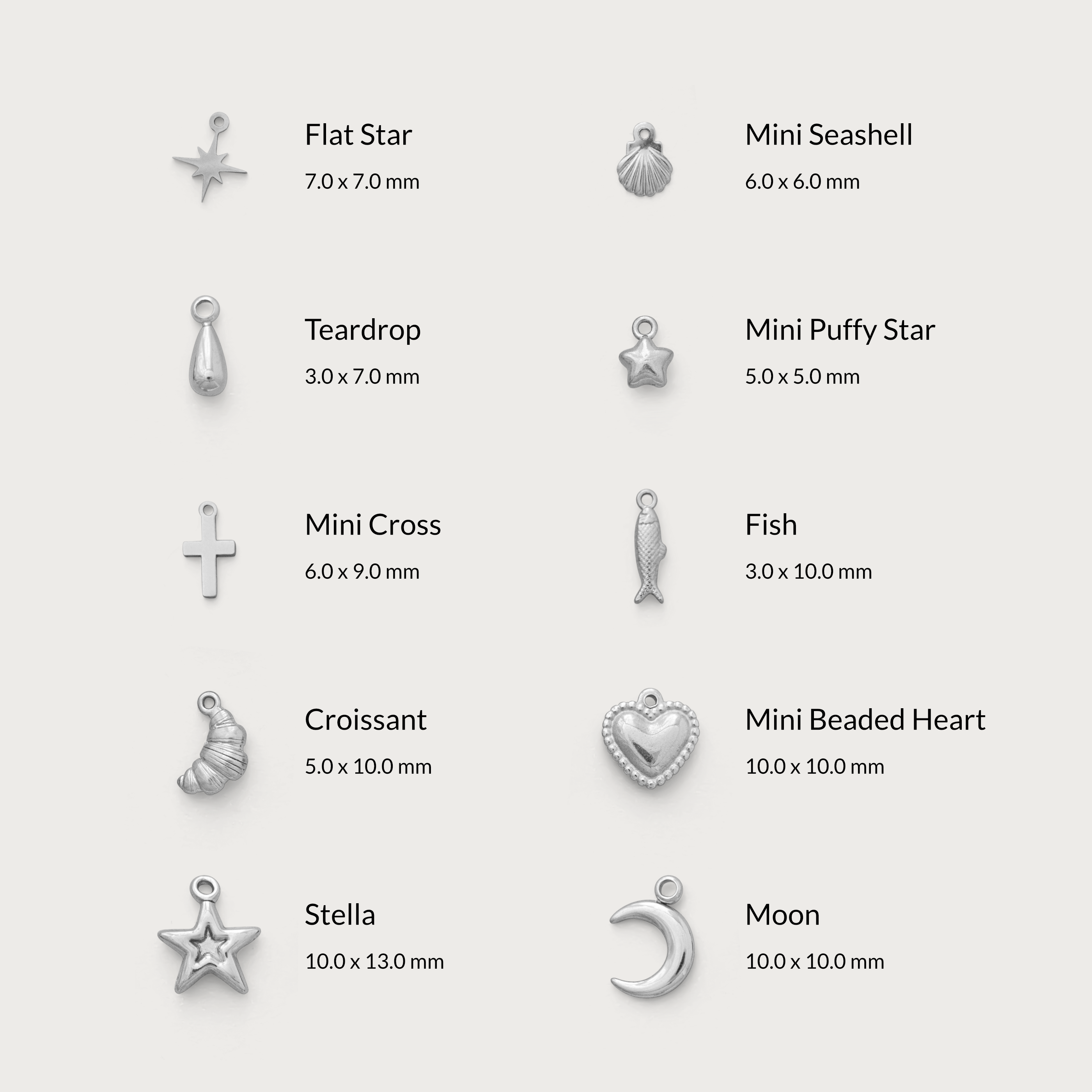 Mix & Match Charm Hoops