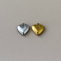 Polished Heart Charm