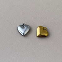 Polished Heart Charm