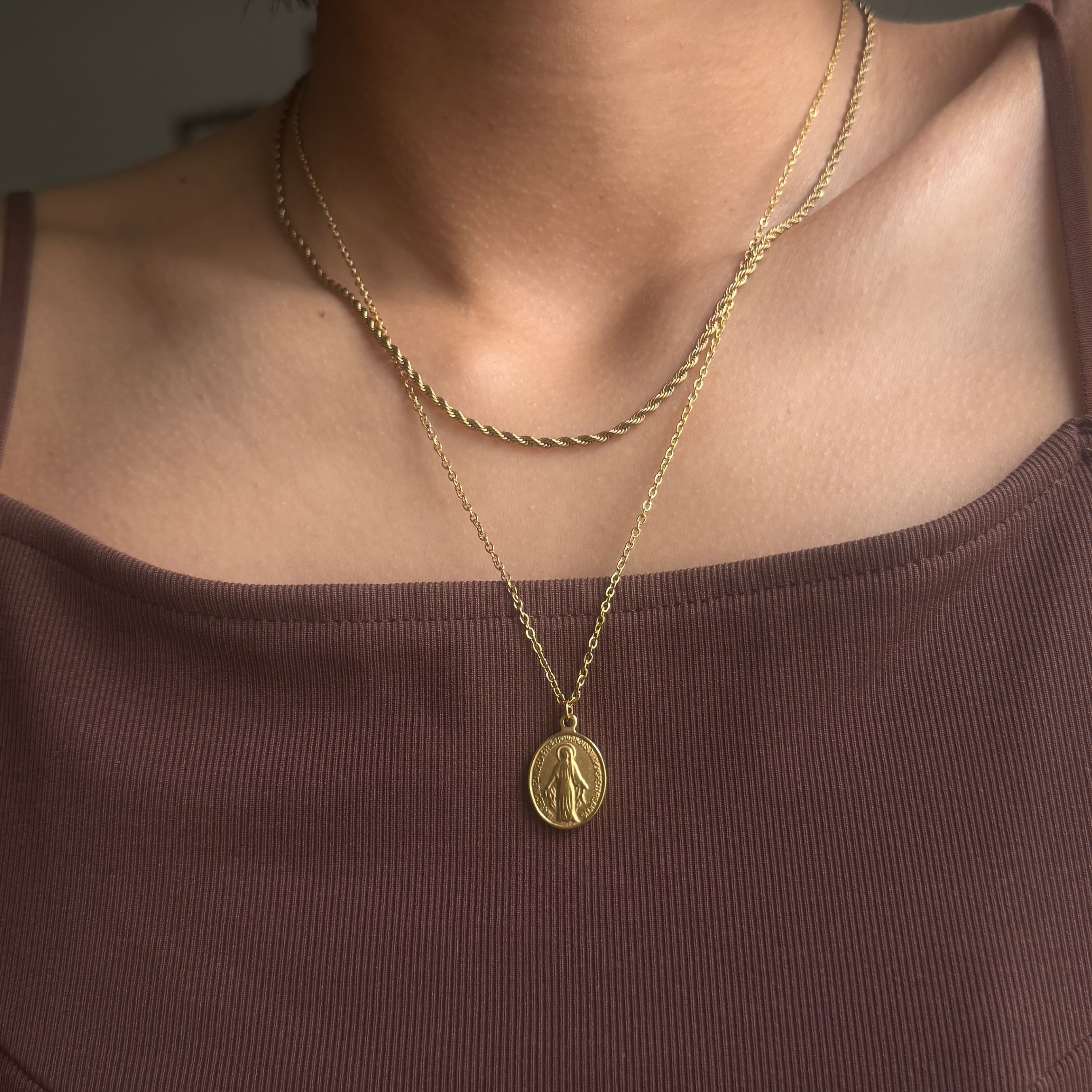 Blessed Oval Necklace