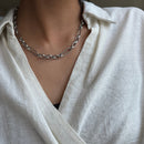 Rectangular Links Chain Necklace