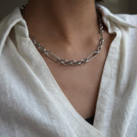 Rectangular Links Chain Necklace