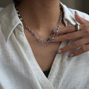 Rectangular Links Chain Necklace