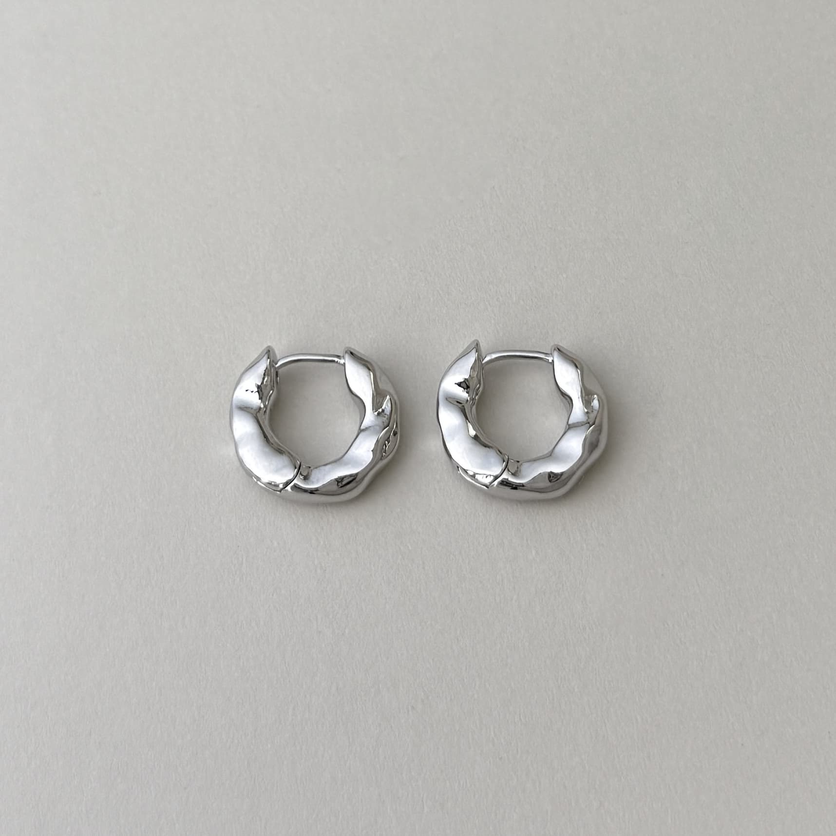 Crushed Form Hoops