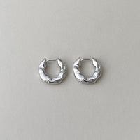 Crushed Form Hoops
