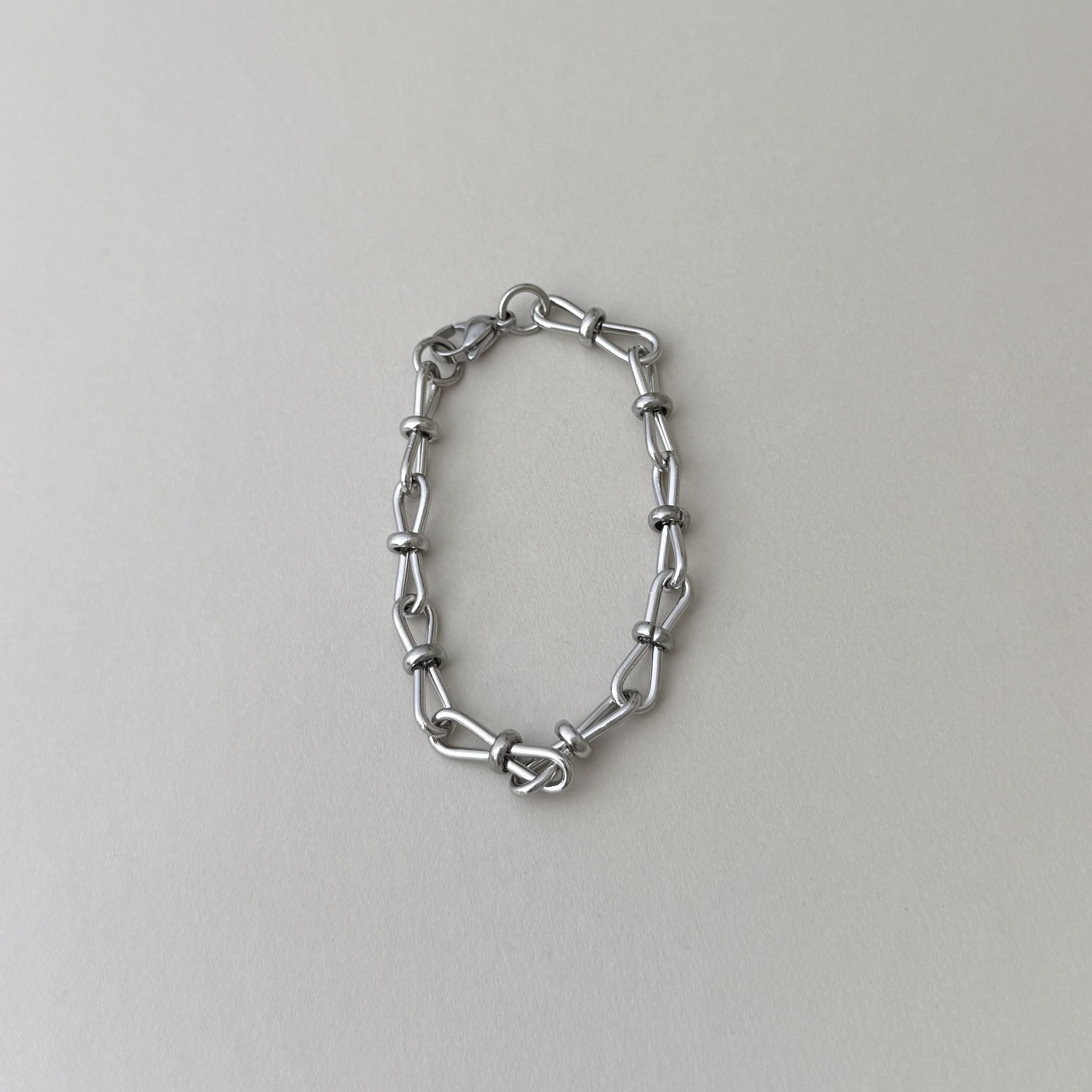 Knotted Link Chain Bracelet