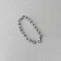 Knotted Link Chain Bracelet