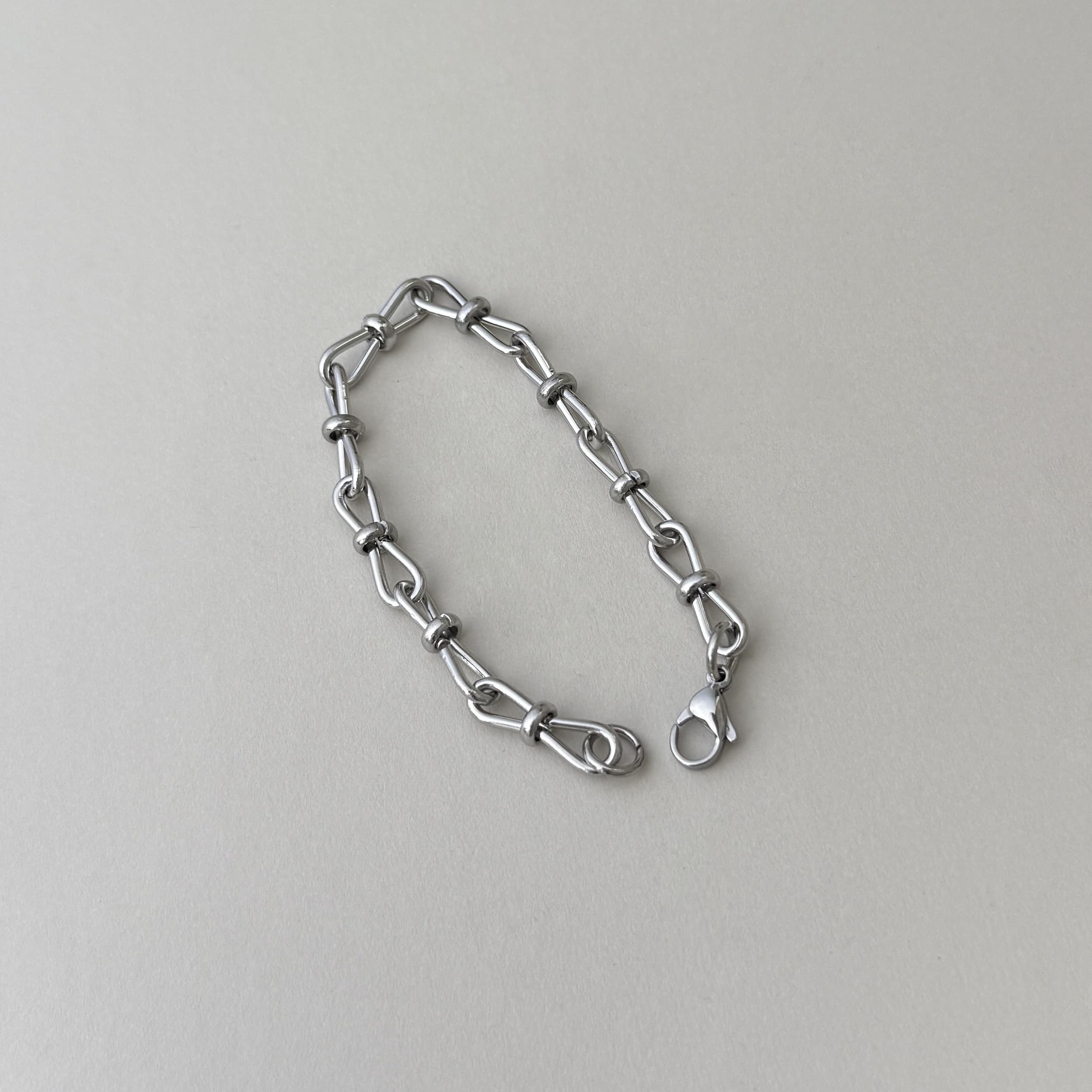 Knotted Link Chain Bracelet