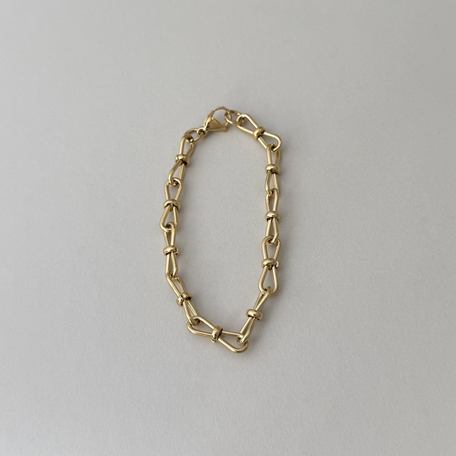 Knotted Link Chain Bracelet