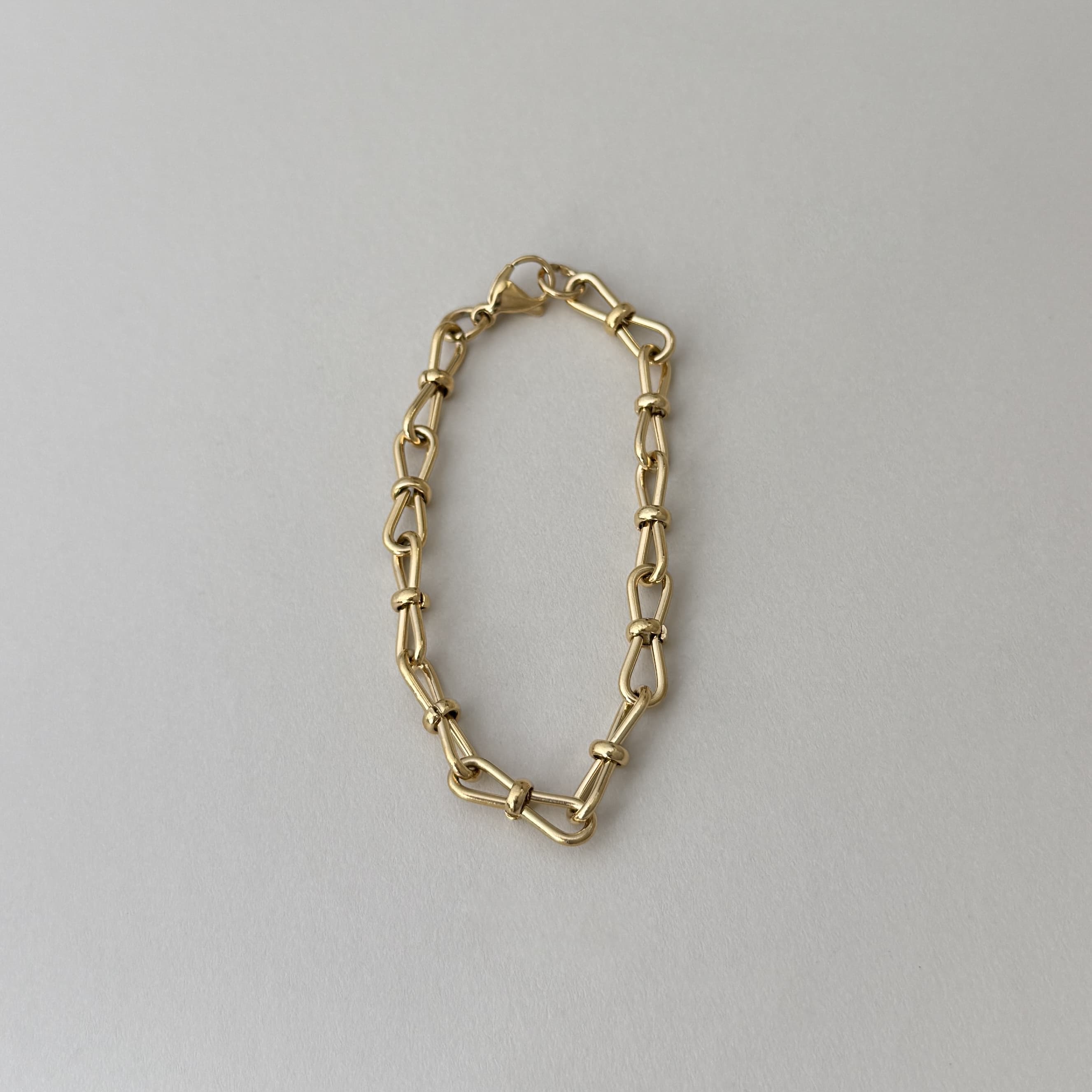 Knotted Link Chain Bracelet