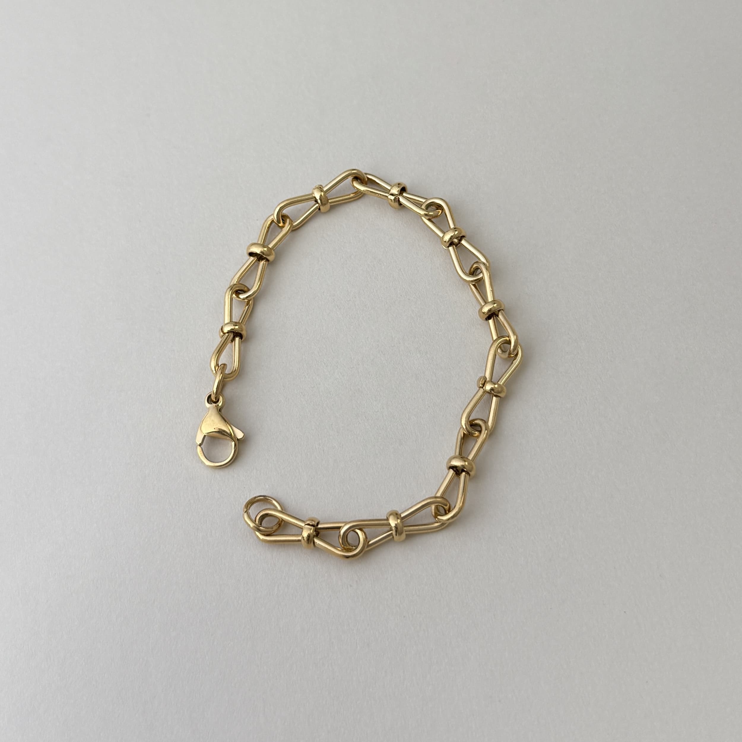 Knotted Link Chain Bracelet