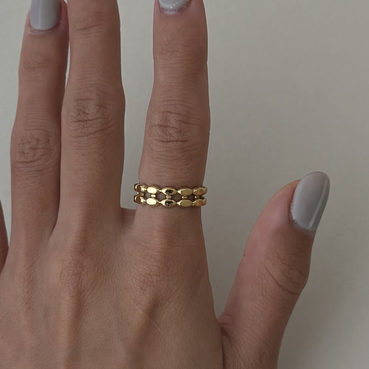 Scalloped Stacking Ring