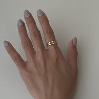 Scalloped Stacking Ring