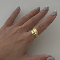 Molten Curve Ring