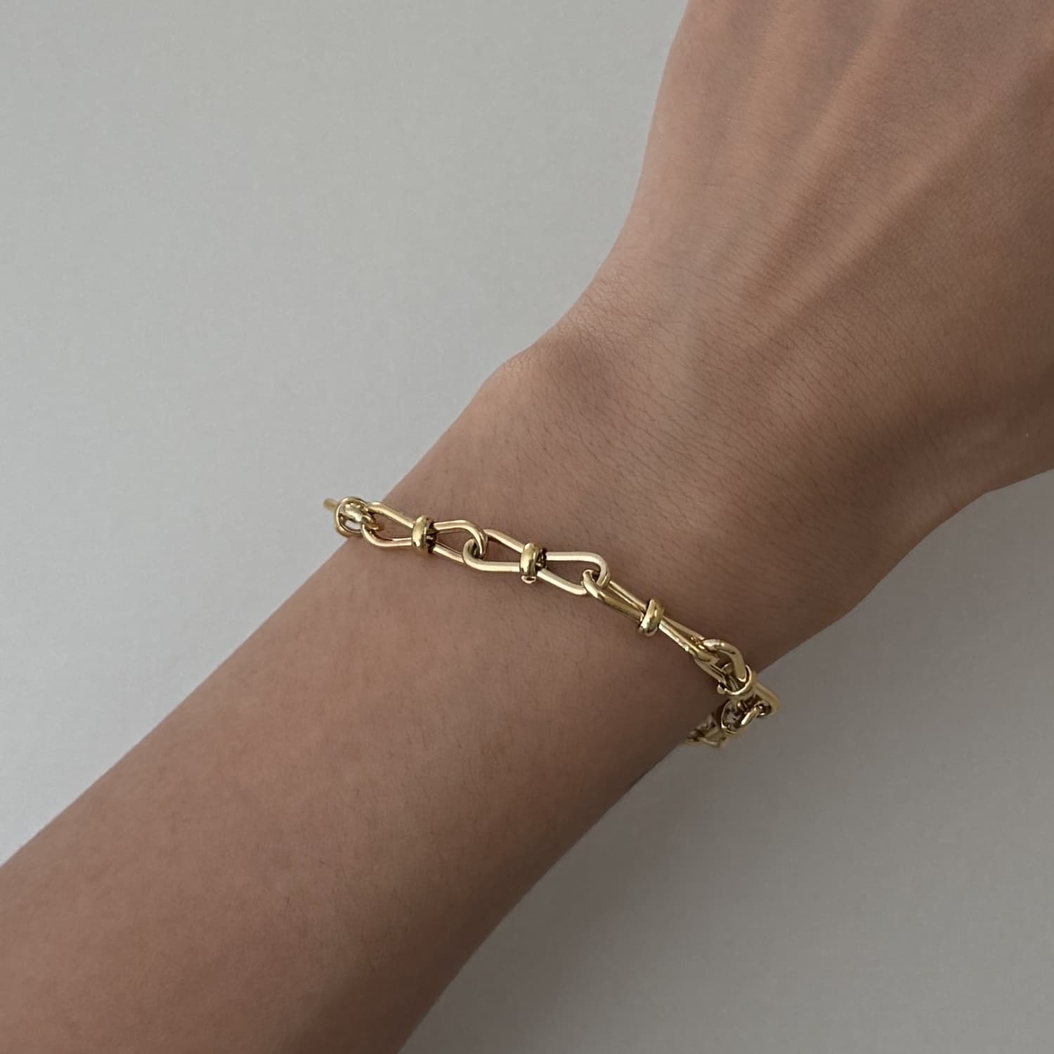 Knotted Link Chain Bracelet