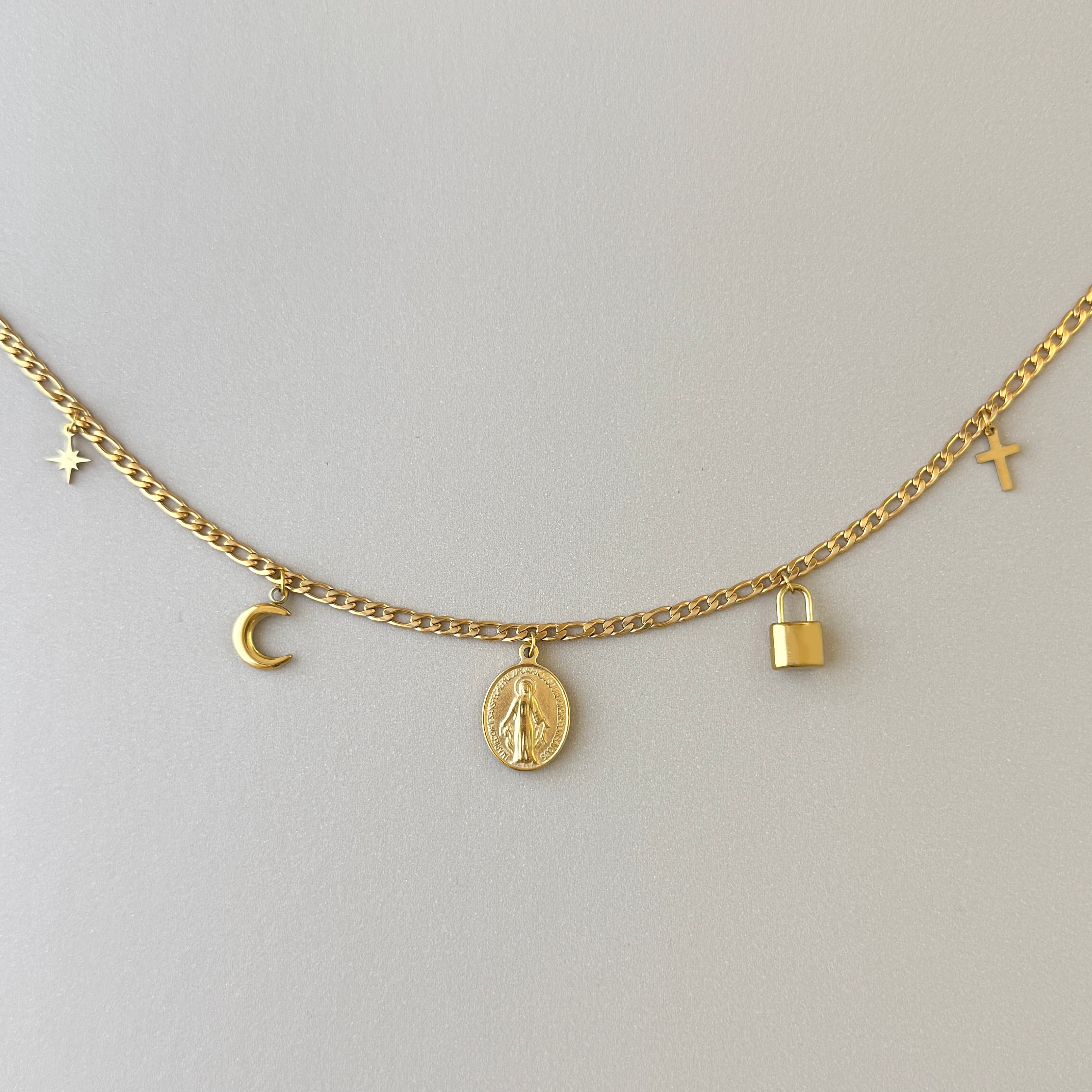 Tsuki Charm Necklace