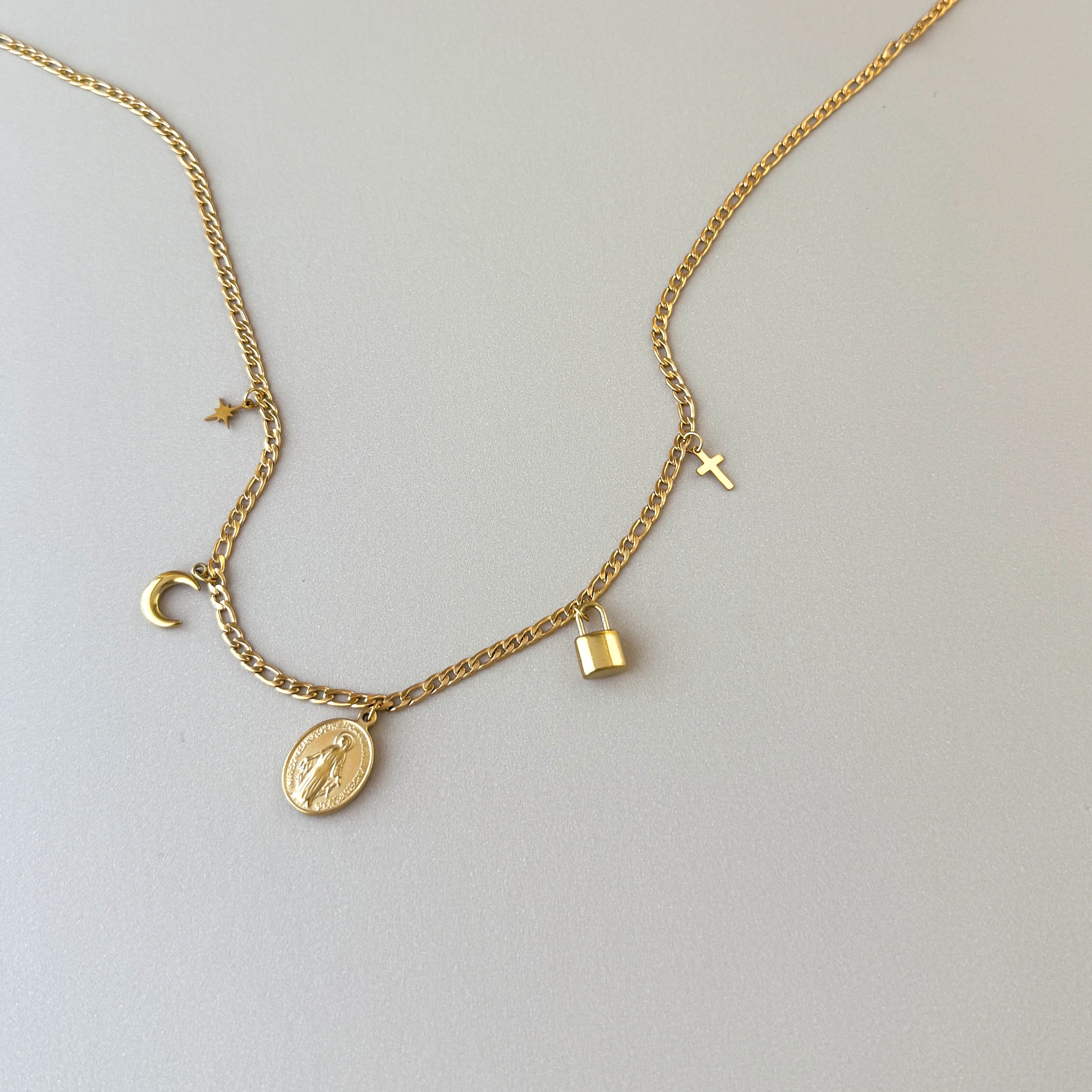 Tsuki Charm Necklace