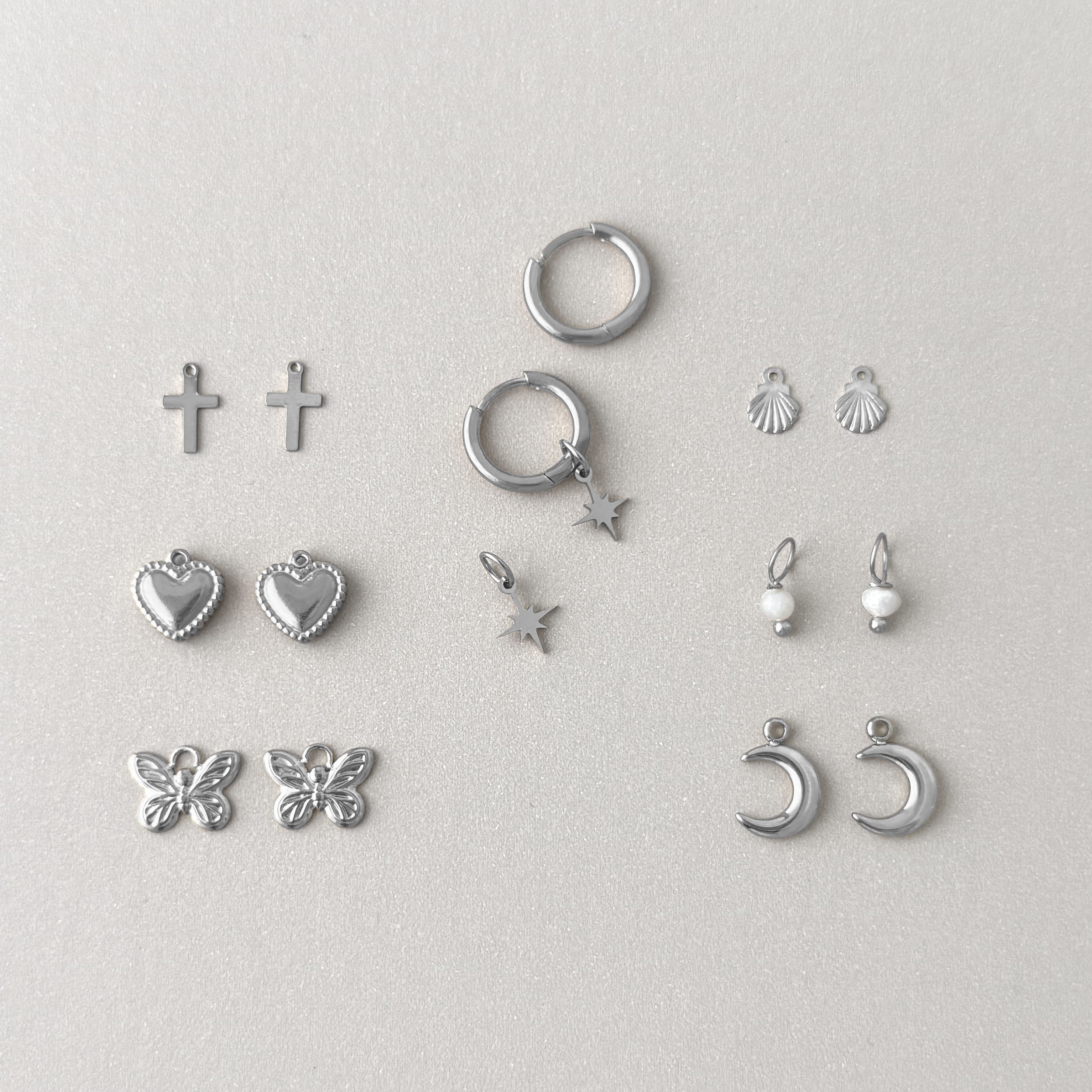 Charm Hoops