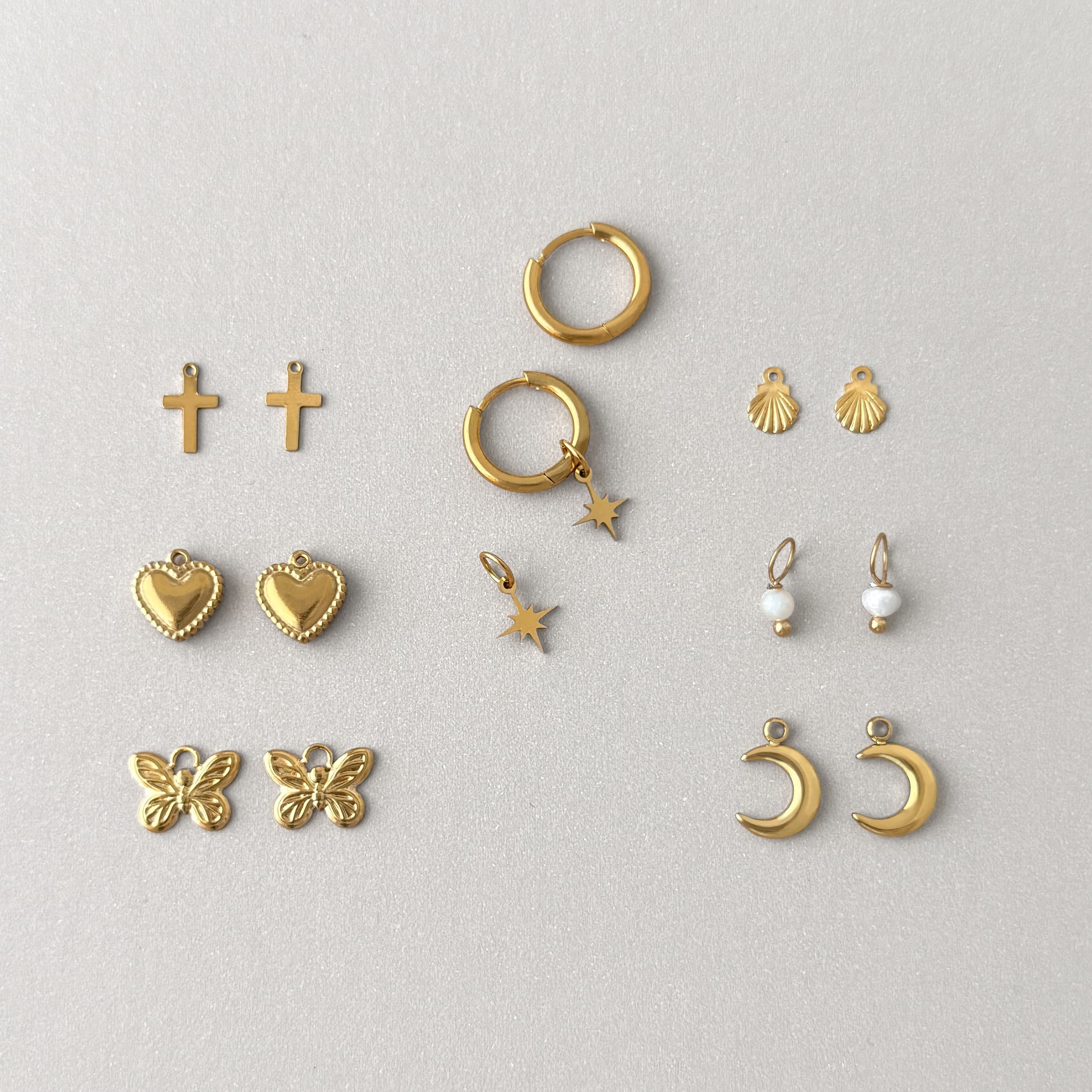 Charm Hoops