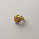 Ridged Heart Ring