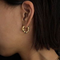 Crushed Form Hoops