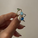 Petite Oval Adjustable Ring