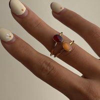 Petite Oval Adjustable Ring
